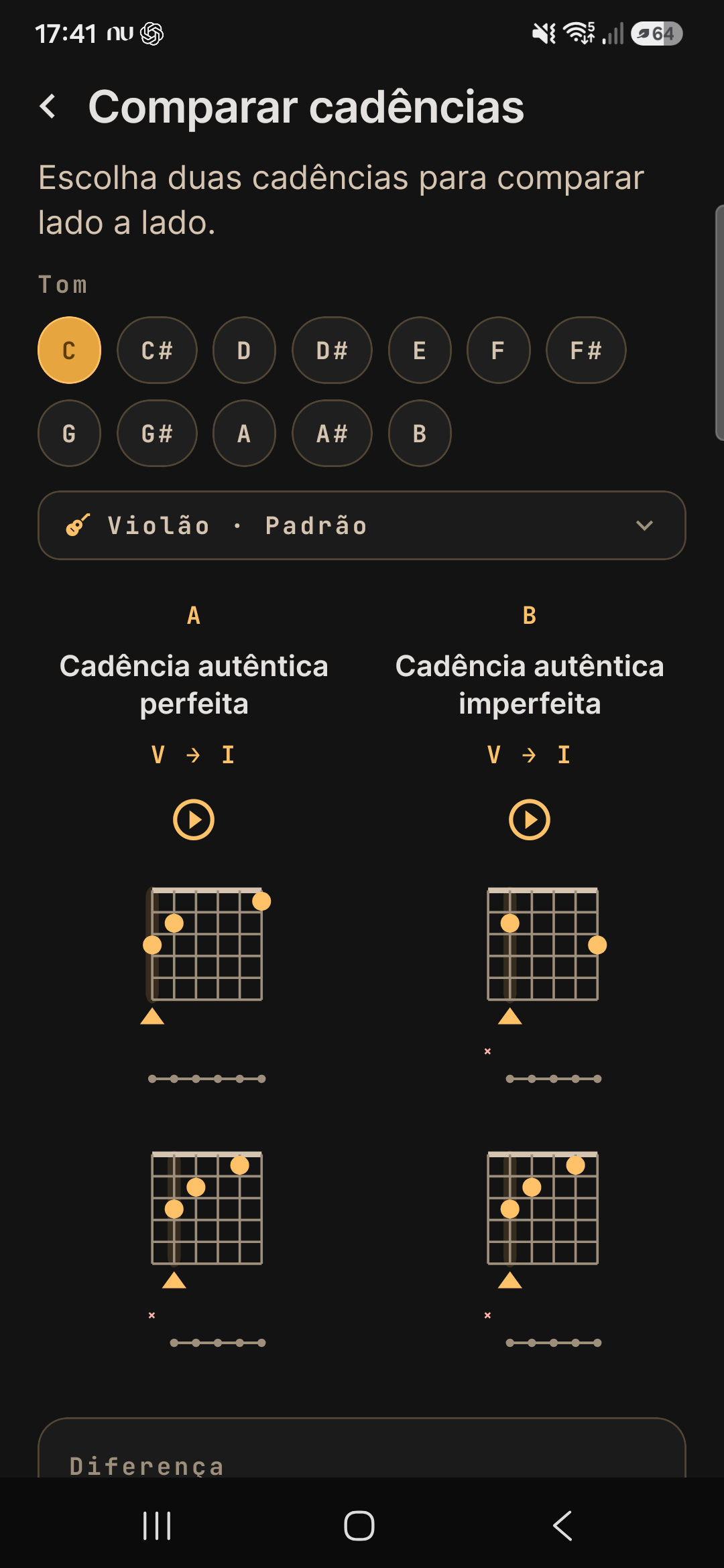 cadence compare