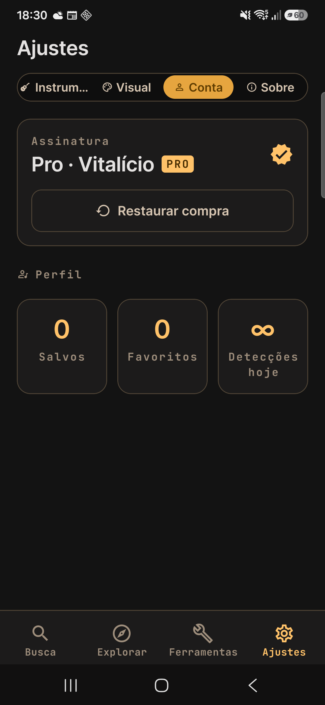 settings account